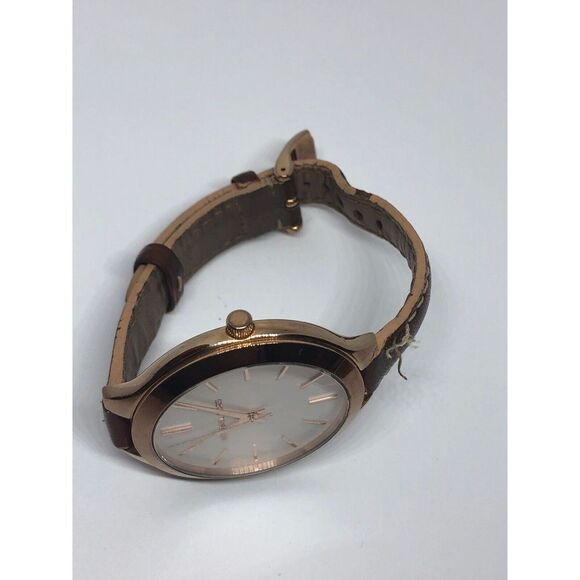 Michael Kors MK284 Women's Brown Leather Analog Dial Quartz Genuine Watch LB169 - Picture 10 of 12